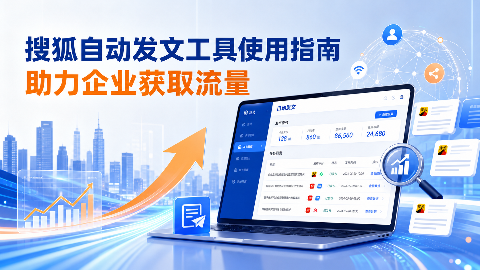 搜狐自动发文工具的使用指南:助力通化企业获取流量